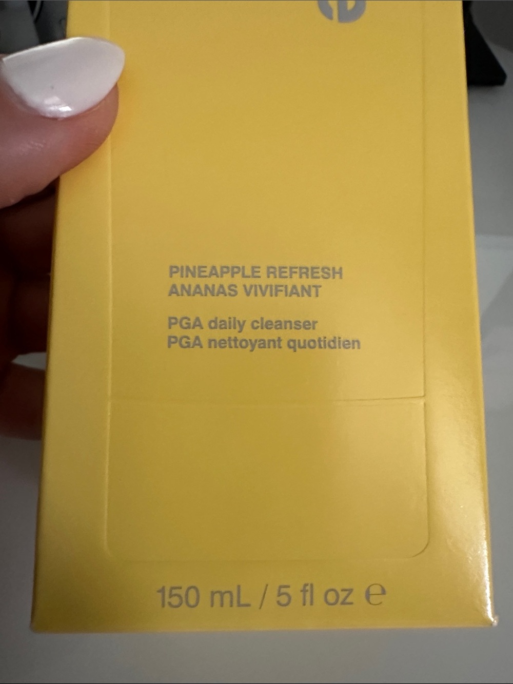 RHODE Pineapple Refresh Yellow Box with Gray Text - Picture 3 of 5
